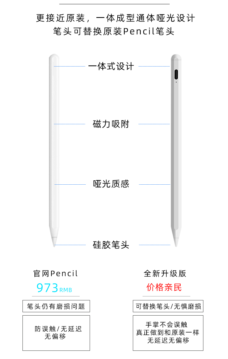 iPad專用磁力吸附筆廠家